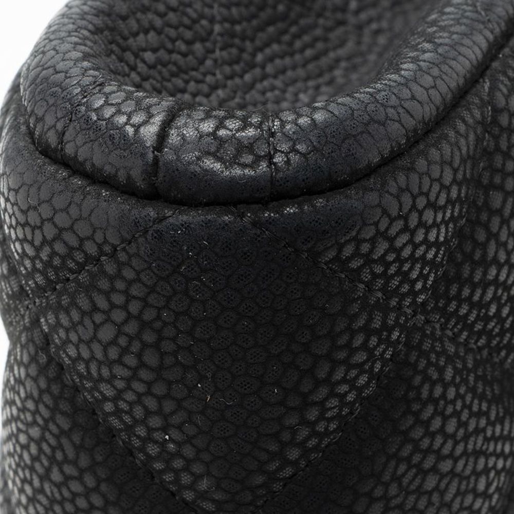 Chanel Matte Caviar Leather Chain Flap Clutch Bag - Picture 14 of 14